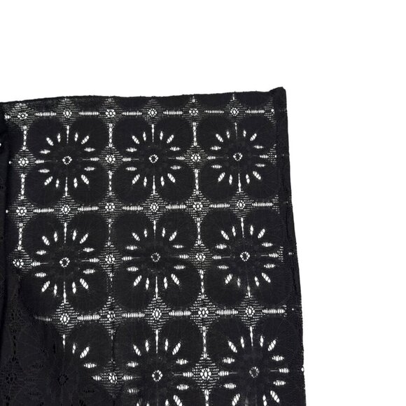 Becca Boho Beachy Floral Tone on Tone Crochet Lace Swim Coverup Pants Size O/S - Picture 5 of 5